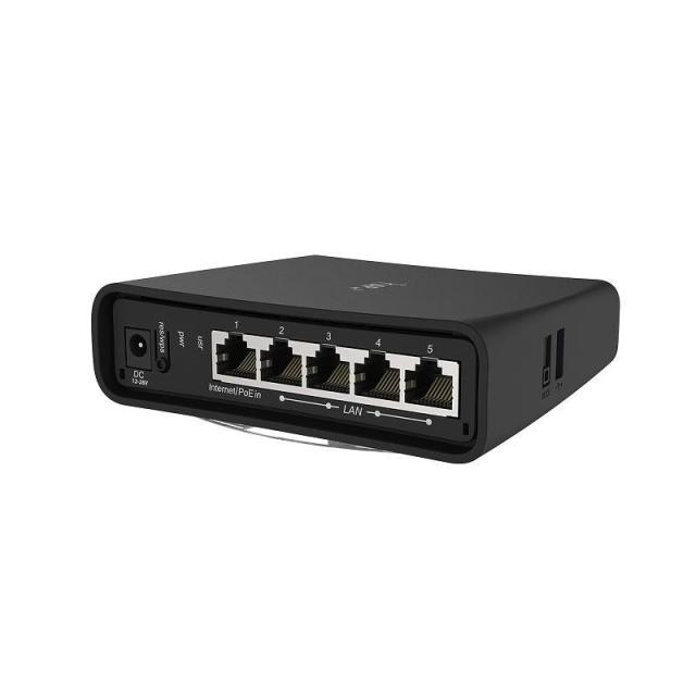 Безжичен Access Point MikroTik hAP ac² RBD52G-5HacD2HnD, 128MB RAM, 5 x Gbit LAN, 2.4Ghz 802.11b/g/n, 5GHz 802.11an/ac, PoE, USB 2.0