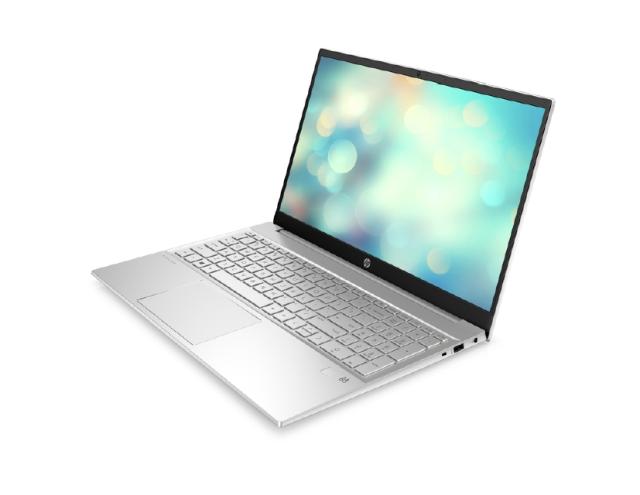 Лаптоп HP Pavilion 15-eg2013nu Natural Silver, Core i5-1235U(up to 4.4GH/12MB/10C), 15.6" FHD IPS AG, 16GB 3200MHz 2DIMM, 512GB PCIe SSD, WiFi a/c 2x2 + BT 5, FPR, Backlit Kbd, No SD Reader, 3C Batt, Free DOS