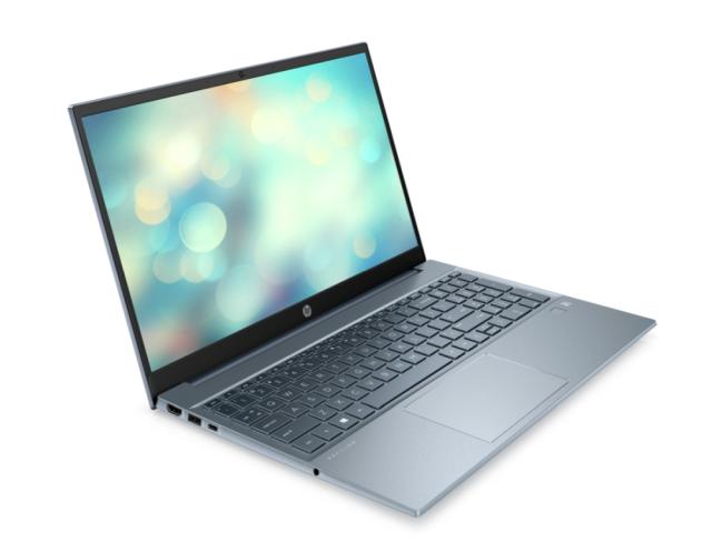 Лаптоп HP Pavilion 15-eg2008nu Fog Blue, Core i7-1255U(up to 4.7GH/12MB/10C), 15.6" FHD IPS AG, 16GB 3200MHz 2DIMM, 512GB PCIe SSD, WiFi a/c 2x2 + BT 5, FPR, Backlit Kbd, No SD Reader, 3C Batt, Free DOS