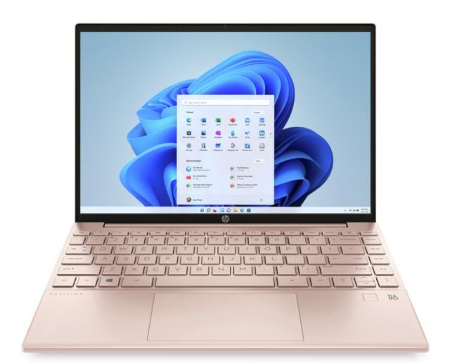 Лаптоп HP Pavilion Aero 13-be1017nn Pale Rose Gold, Ryzen 7-5825U(2Ghz, up to 4.5GHz/16MB/8C), 13.3" WUXGA AG IPS 400 nits, 16GB DDR4 on-board, 512GB PCIe SSD, WiFi a/x + BT5.2, Backlit Kbd, 3 Cell Batt, No SD Reader, FPR, Win 11 Home