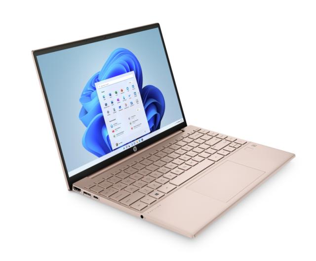 Лаптоп HP Pavilion Aero 13-be1017nn Pale Rose Gold, Ryzen 7-5825U(2Ghz, up to 4.5GHz/16MB/8C), 13.3" WUXGA AG IPS 400 nits, 16GB DDR4 on-board, 512GB PCIe SSD, WiFi a/x + BT5.2, Backlit Kbd, 3 Cell Batt, No SD Reader, FPR, Win 11 Home