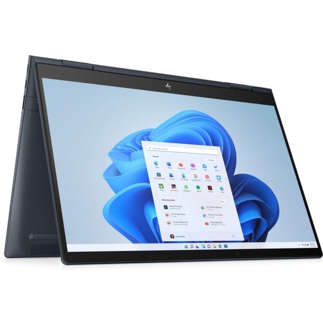 Лаптоп HP Envy x360 13-bf0029nn Space Blue, Core i7-1250U(up to 4.7GH/12MB/10C), 13.3" WUXGA IPS 400nits Touch, 16GB DDR4 on-board, 512GB PCIe SSD, WiFi AX211 6E + BT5.2, Backlit Kbd, 4C Batt, Win 11 Home