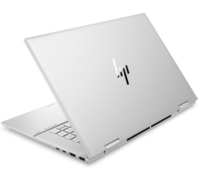Лаптоп HP Envy x360 15-ew0037nn Natural silver, Core i7-1260P (up to 4.7GH/18MB/12C), 15.6" FHD OLED 400nits Touch, 16GB 3200MHz 2DIMM, 512GB PCIe SSD, WiFi AX211 6E + BT5.2, Backlit Kbd, 3C Batt, Win 11 Home