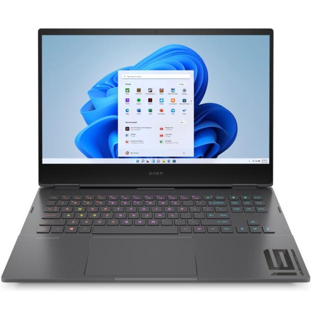 Лаптоп HP Omen 16-n0010nn Mica Silver, Ryzen 7-6800H(3.2Ghz, up to 4.7GHz/16MB/8C), 16.1" FHD AG IPS 300nits 144Hz, 16GB 4800Mhz 2DIMM, 1TB PCIe SSD, Nvidia GeForce RTX 3060 6GB, WiFi 6E+BT5.2, Backlit Kbd, 4C Batt Long Life, Win 11 Home