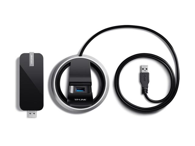 Безжичен Wireless адаптер TP-LINK Archer T9UH, AC 1900 Dual band, USB 3.0