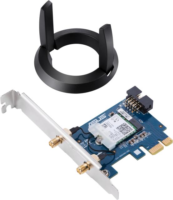 Безжичен PCI Express адаптер ASUS PCE-AC58BT AC2100, Dual-band, 2.4GHz/5GHz, Bluetooth 5.0