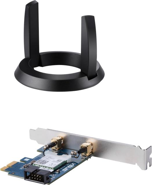 Безжичен PCI Express адаптер ASUS PCE-AC58BT AC2100, Dual-band, 2.4GHz/5GHz, Bluetooth 5.0