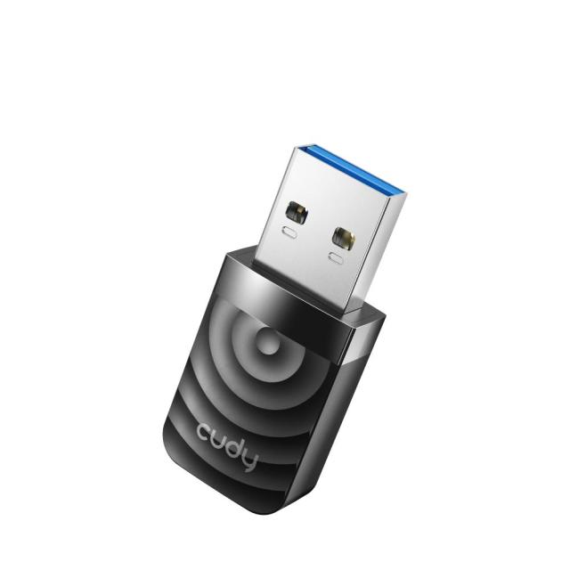 Безжичен Wireless адаптер Cudy WU1300S, 2.4/5 Ghz, USB 3.0