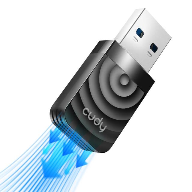 Безжичен Wireless адаптер Cudy WU1300S, 2.4/5 Ghz, USB 3.0