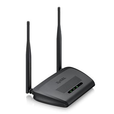 Рутер ZYXEL NBG-418N v2, Wireless N, 2.4 GHz, 300Mbps, LAN 4 x 100, WAN 1 x 100, 2 x външни антени