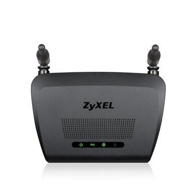 Рутер ZYXEL NBG-418N v2, Wireless N, 2.4 GHz, 300Mbps, LAN 4 x 100, WAN 1 x 100, 2 x външни антени