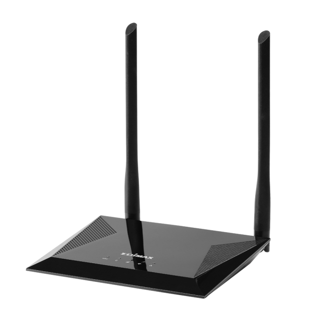 Рутер EDIMAX BR-6428NS v5, Wireless N, 2.4GHz (300 Mbps), 4 x 10/100Mbps LAN,  1x 10/100Mbps WAN, 2x външни