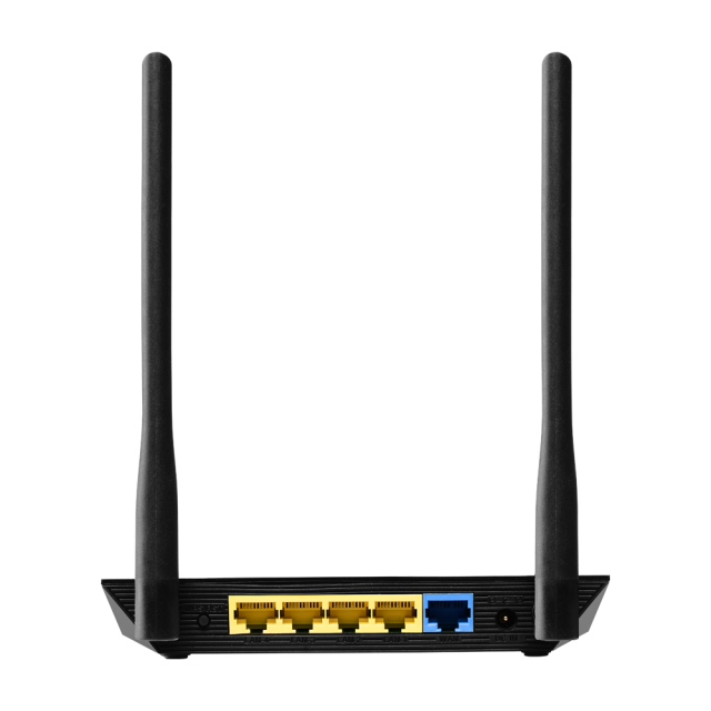 Рутер EDIMAX BR-6428NS v5, Wireless N, 2.4GHz (300 Mbps), 4 x 10/100Mbps LAN,  1x 10/100Mbps WAN, 2x външни