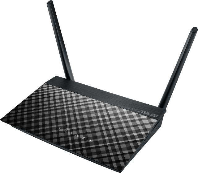Рутер Asus RT-AC51U, 750Mbps, Dual-Band WiFi 5, 2.4GHz (300 Mbps), 5Ghz (433 Mbps), LAN 4 x 10/100, WAN 1 x 10/100, 3G/4G, 1 x USB 2.0, 2 x външни антени, 1 x вътрешна антена