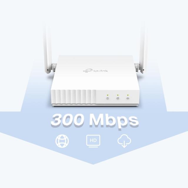 Рутер TP-LINK TL-WR844N, 2.4 GHz, 300Mbps,Wireless N, 4 x 10/100 LAN, 1 x 10/100 WAN