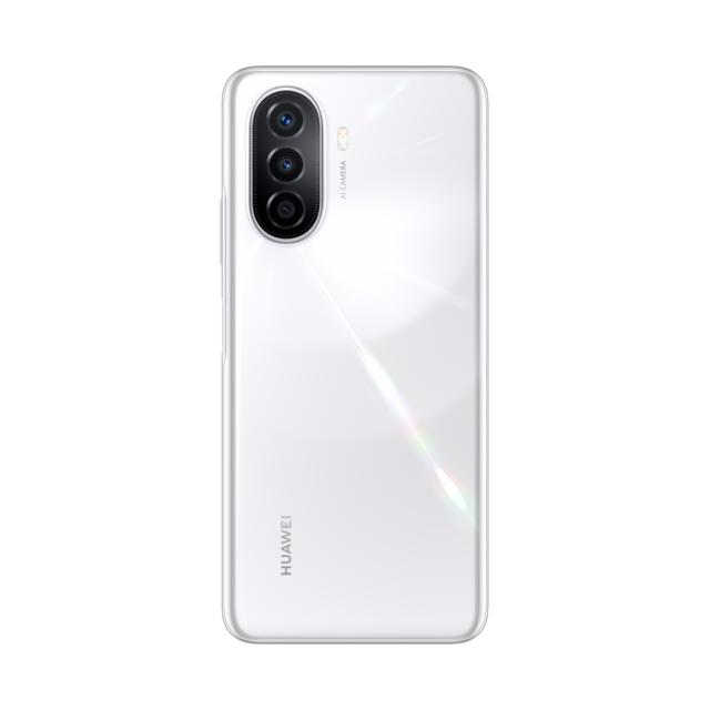 Мобилен телефон Huawei Nova Y70, Pearl White, MGA, 6.75", TFT LCD HD+ 1600x720, 4GB+128GB, Camera 48MP+5MP+2MP/8MP, 4G LTE, WiFi 802.11 b/g/n, 2.4GHz, BT 5.1, FPT, 6000 mAh, USB-C Type-C, 3.5 mm earjack, EMUI 12.0