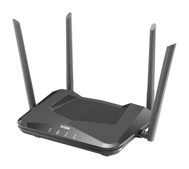 Рутер D-Link DIR-X1560, 1500Mbps, 2.4GHz(300Mbps), 5GHz(1200Mbps), Wireless AX,  LAN 4 x 10/100/1000Mbps, 1 x 10/100/1000Mbps
