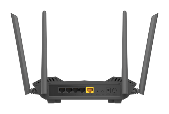 Рутер D-Link DIR-X1560, 1500Mbps, 2.4GHz(300Mbps), 5GHz(1200Mbps), Wireless AX,  LAN 4 x 10/100/1000Mbps, 1 x 10/100/1000Mbps