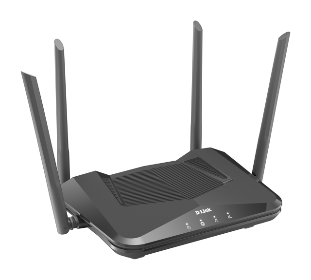 Рутер D-Link DIR-X1560, 1500Mbps, 2.4GHz(300Mbps), 5GHz(1200Mbps), Wireless AX,  LAN 4 x 10/100/1000Mbps, 1 x 10/100/1000Mbps