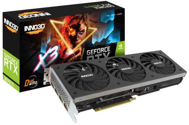 Видео карта Inno3D GeForce RTX 3070 Ti X3