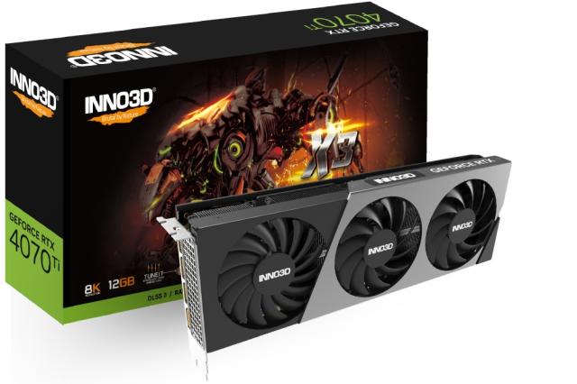 Видео карта Inno3D GeForce RTX 4070 Ti X3