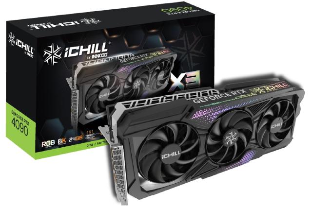 Видео карта Inno3D GeForce RTX 4090 ICHILL X3
