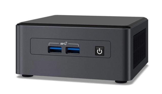 PC система Intel Personal Computer Barebone INTEL NUC 11 Pro (Ultra Compact Form Factor, System on Chip (SoC), iCore i3 Mobile 1115G4 (S1449), Bus 4GT/sec, DDR4 3200MHz, Wi-Fi, iUHD Graphics, Black)
