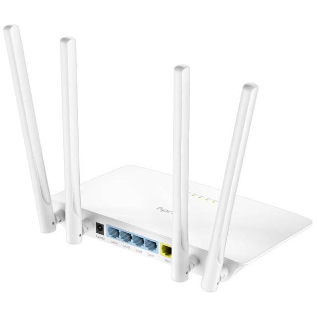 Рутер Cudy WR1200, 1200Mbps, Wireless AC, 2.4GHz (300 Mbps ) / 5 Ghz (867 Mbps), WAN 1 x 1x10/100/1000, LAN 4 x 10/100