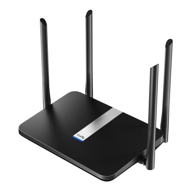 Рутер Cudy X6, 1800Mbps, Wireless AX, 2.4GHz (574 Mbps) / 5 GHz (1201 Mbps), WAN 1 x 10/100/1000, LAN 4x 10/100/1000