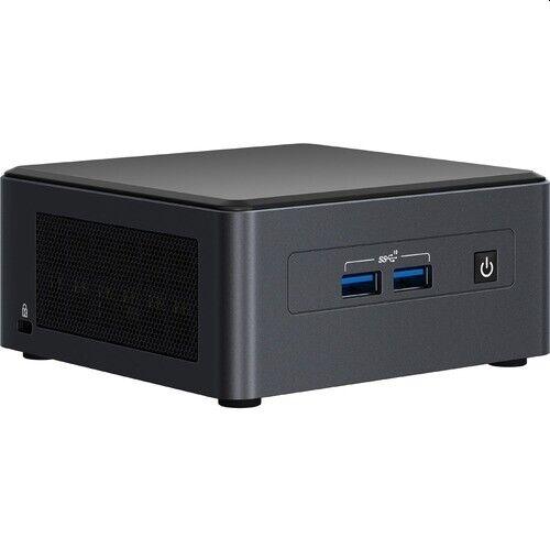 PC система Intel NUC 11 Pro Kit NUC11TNHv7, EU cord, i7 vPro Processor with Irix Xe graphics, dual M.2 slot, 2.5" SATA slot, 2xHDMI, 2x Thunderbolt 4 (USB-C+DP)