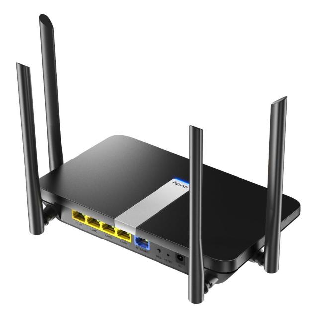 Рутер Cudy X6, 1800Mbps, Wireless AX, 2.4GHz (574 Mbps) / 5 GHz (1201 Mbps), WAN 1 x 10/100/1000, LAN 4x 10/100/1000