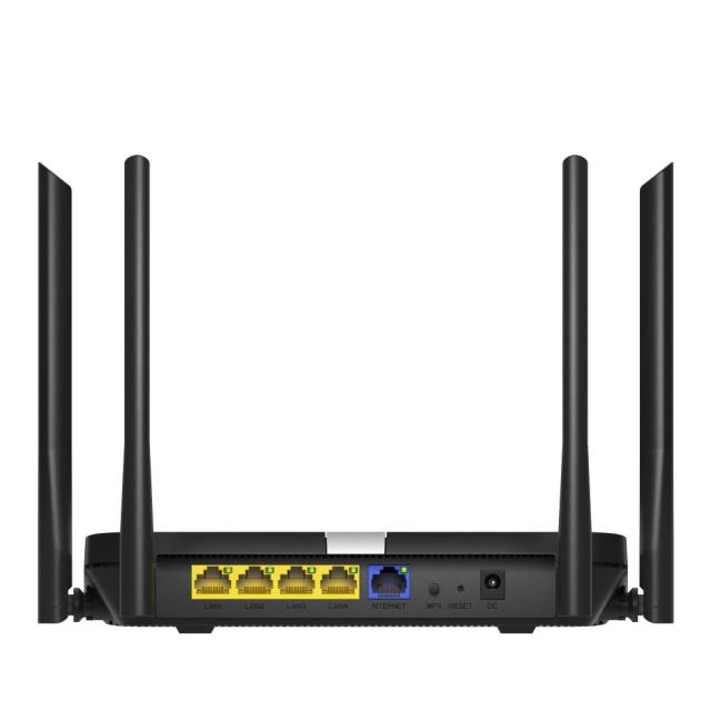 Рутер Cudy X6, 1800Mbps, Wireless AX, 2.4GHz (574 Mbps) / 5 GHz (1201 Mbps), WAN 1 x 10/100/1000, LAN 4x 10/100/1000