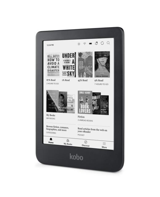 Четец за Е-книги Kobo Clara 2E e-Book Reader, E Ink Carta 1200 touchscreen 6 inch, HD 300 PPI, 16 GB, Ocean Blue