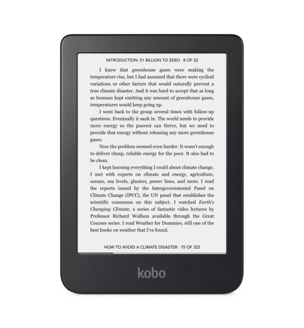 Четец за Е-книги Kobo Clara 2E e-Book Reader, E Ink Carta 1200 touchscreen 6 inch, HD 300 PPI, 16 GB, Ocean Blue