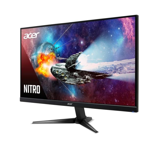 Монитор Acer Nitro QG221Qbii, 21.5" VA LED, 1ms(VRB),  ZeroFrame FreeSync, 100M:1 ACM, 250 cd/m2,1920x1080 FHD 75Hz, VGA, 2xHDMI, VESA wall, Black