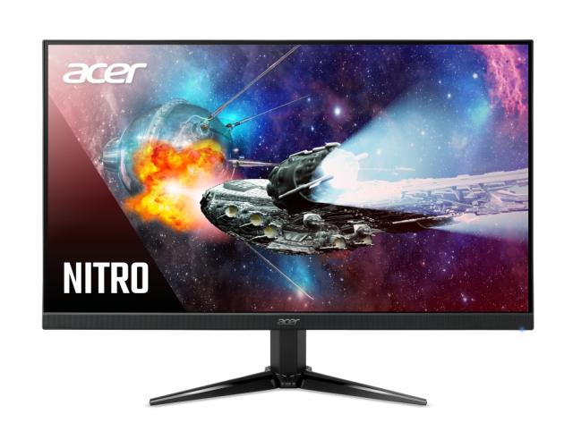 Монитор Acer Nitro QG221Qbii, 21.5" VA LED, 1ms(VRB),  ZeroFrame FreeSync, 100M:1 ACM, 250 cd/m2,1920x1080 FHD 75Hz, VGA, 2xHDMI, VESA wall, Black
