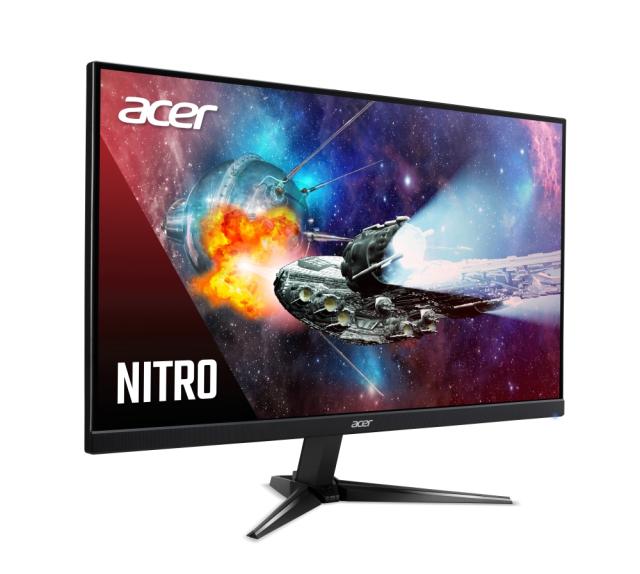 Монитор Acer Nitro QG221Qbii, 21.5" VA LED, 1ms(VRB),  ZeroFrame FreeSync, 100M:1 ACM, 250 cd/m2,1920x1080 FHD 75Hz, VGA, 2xHDMI, VESA wall, Black