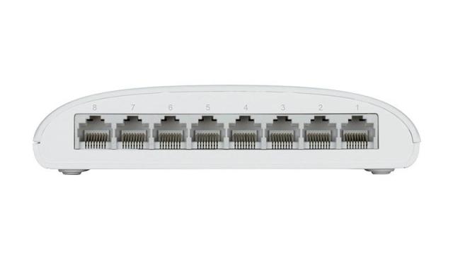 Суич D-Link DGS-1008D/E, 8 портов, 10/100/1000, Gigabit, Desktop 