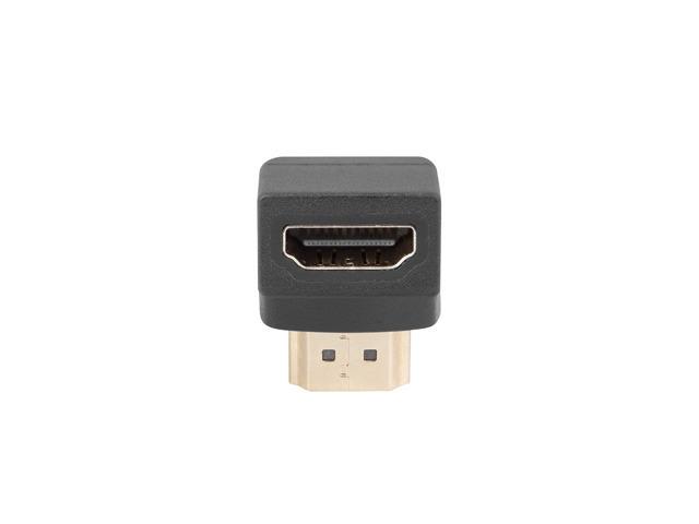 Адаптер Lanberg Adater HDMI(M)->HDMI(F) Adater Angled Down Black