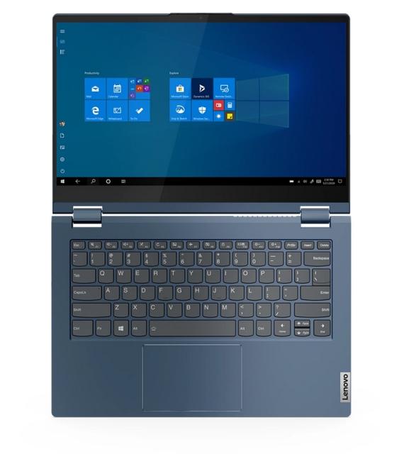 Лаптоп Lenovo ThinkBook 14s Yoga G2 Intel Core i5-1235U (up to 4.4GHz, 12MB), 16GB (8+8) DDR4 3200MHz, 512GB SSD, 14" FHD (1920x1080) IPS AG, Touch, Intel Iris Xe Graphics, WLAN, BT, FHD 1080p Cam, Backlit KB, FPR, Pen, 4 cell, Abyss Blue, Win11Pro, 