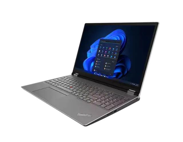 Лаптоп Lenovo ThinkPad P16 G1 Intel Core i7-12800HX (up to 4.8GHz, 25MB), 16GB(8+8) DDR5 4800MHz, 512GB SSD, 16" WUXGA (1920x1200) IPS AG, NVIDIA RTX A2000/8GB, WLAN, BT, FHD 1080p Cam, FPR, SCR, Backlit KB, Color Calibration, 6cell, Win11Pro