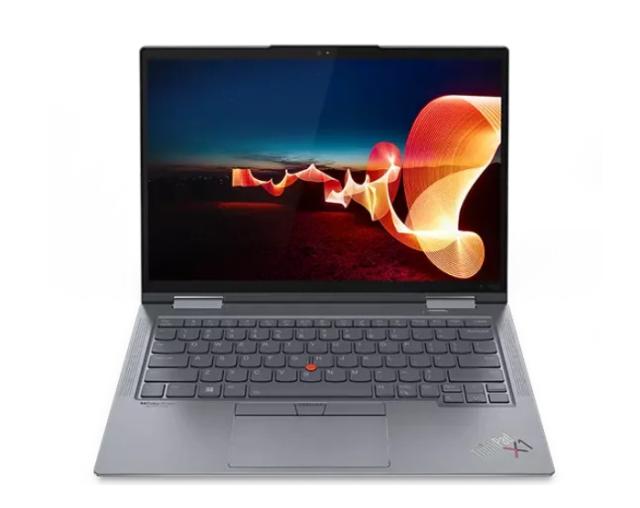Лаптоп Lenovo ThinkPad X1 Yoga G7 (12-ядрен) Intel Core i7-1260P (up to 4.7GHz, 18MB), 16GB LPDDR5 5200MHz, 512GB SSD, 14" WQUXGA (3840x2400) OLED AR, Touch, Intel Iris Xe Graphics, IR&1080p Cam, Backlit KB, FPR, Storm Grey, Win 11 Pro