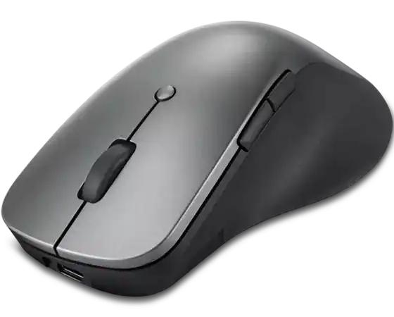 Мишка Lenovo Professional, оптична (2400 dpi), Bluetooth, 6 бутона, USB, сива