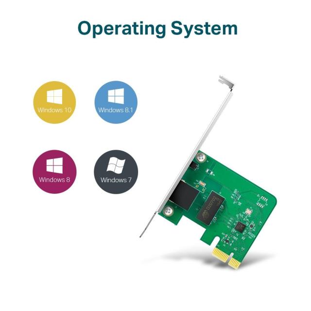 Мрежова PCI Express карта TP-LINK TG-3468, LAN 1x 10/100/1000 RJ-45