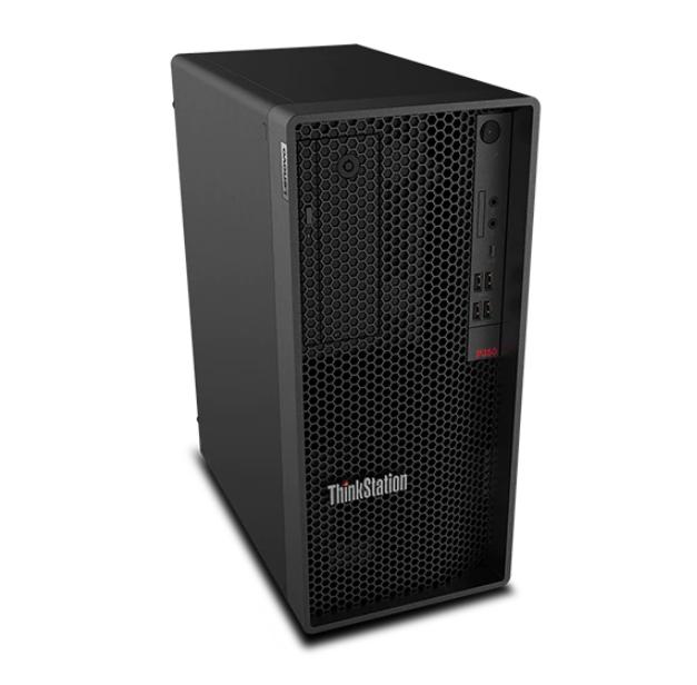 Настолен компютър Lenovo ThinkStation P350 TW, Intel Core i7-11700 (2.5GHz up to 4.9GHz, 16MB), 16GB (2x8GB) DDR4 3200MHz, 1TB SSD, Intel UHD Graphics 750, KB, Mouse, SD Card Reader, 500W Power Supply, Win 10 Pro, 3Y Onsite