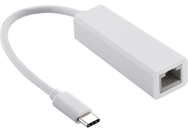 Мрежови адаптер Estillo 10/100 Mbps RJ45, USB Type-C