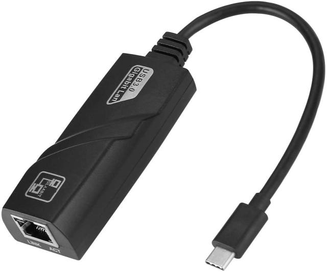 Мрежови адаптер Estillo 10/100/1000 Mbps, USB Type-C