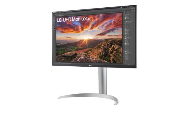 Монитор LG 27UP850N-W, 27" UHD 4K IPS, Anti-Glare, DCI-P3 95%, Cinema Screen, 5ms, 1200:1,  400 cd/m2, 3840x2160, HDR 400, MAXX Audio 5W x 2, USB type-C charging (up to 90W), HDMI, DisplayPort, AMD FreeSync, Headphone out, Tilt, Height (Range), Pivot