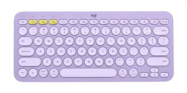 Клавиатура Logitech K380 MULTI-DEVICE - LAVENDER LEMONADE - US INT'L - INTNL