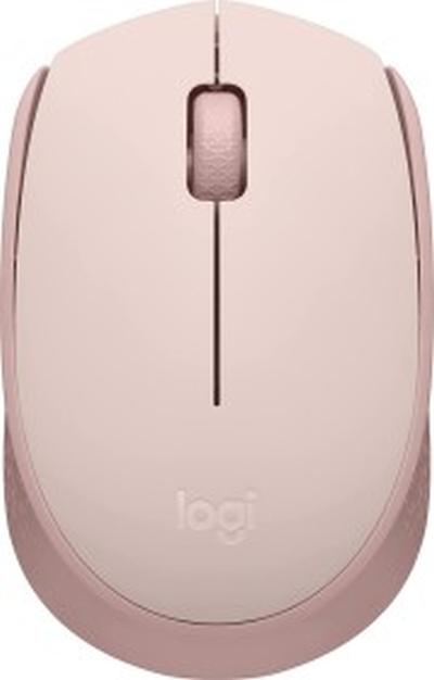 Мишка Logitech M171, Wireless, оптична (1000 dpi), USB, розова